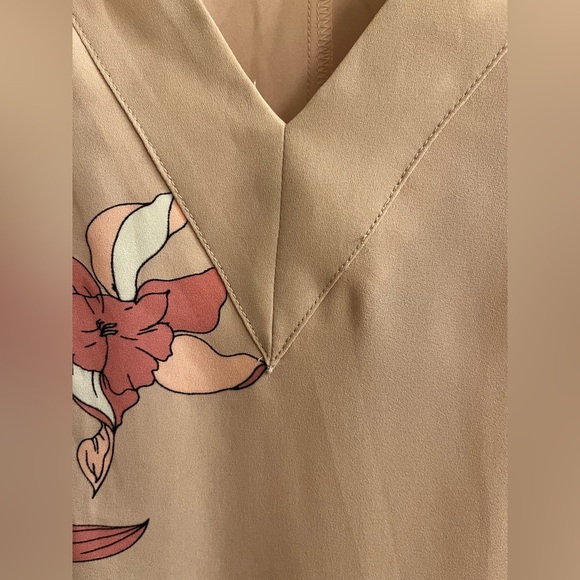 WORTHINGTON~PINK FLORAL BLOUSE~XL - Picture 7 of 7